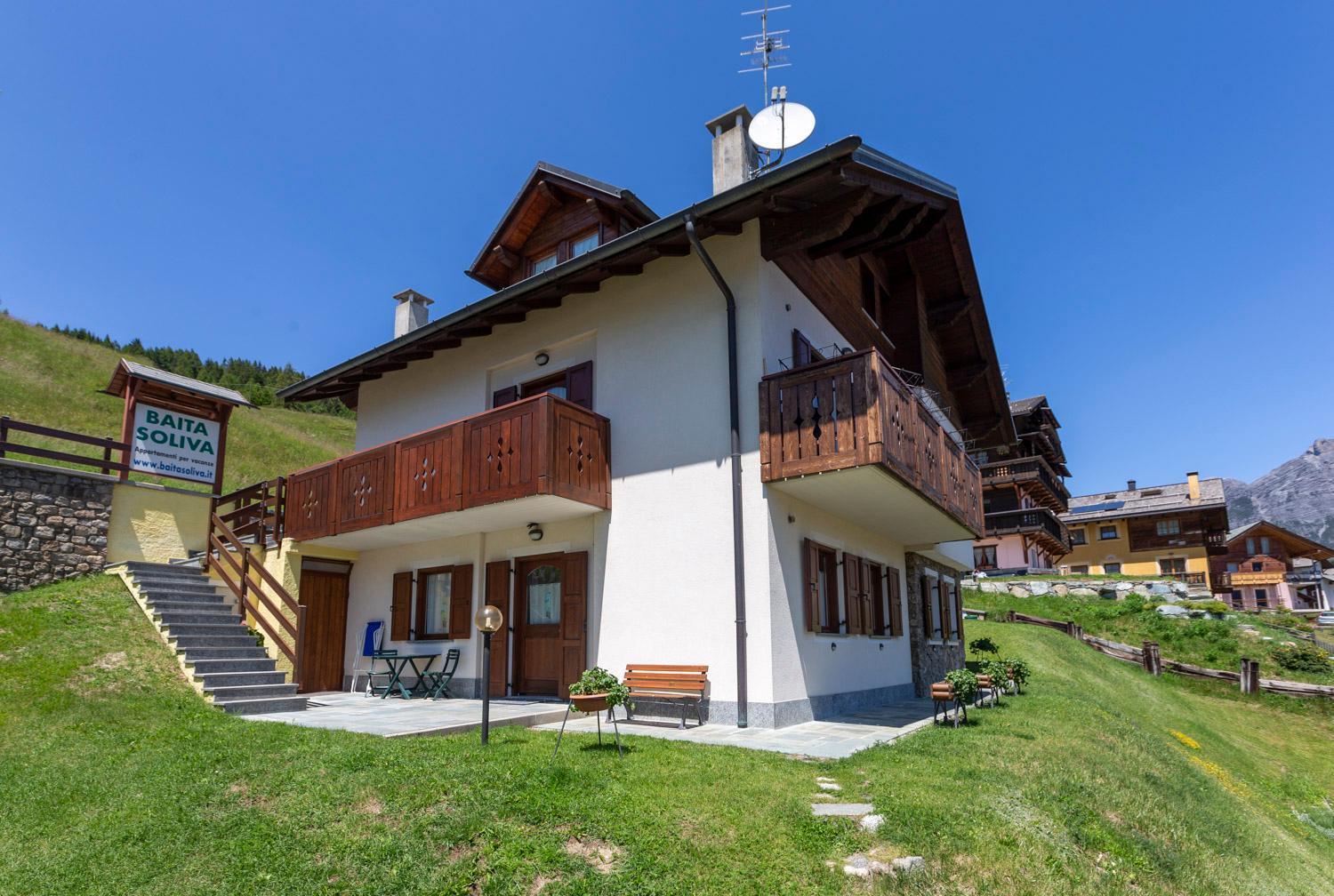 Appartamenti Baita Soliva Oga Esterno foto